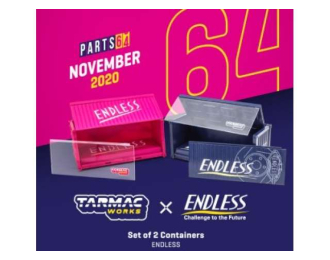 Set of 2 Containers *Endless*, pink/blue