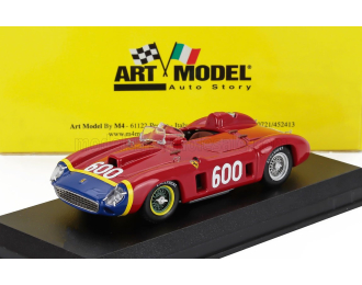 FERRARI 290mm Spider Sn0616 №600 Mille Miglia (1956) Juan Manuel Fangio, Red Blue Yellow