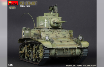 Сборная модель TANK M3 Stuart Military 1945