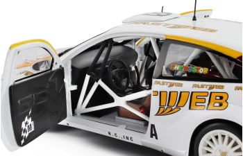 FORD ENGLAND Focus Rs Wrc №46 Winner Rally Monza (2006) Valentino Rossi - Carlo Cassina, White Yellow