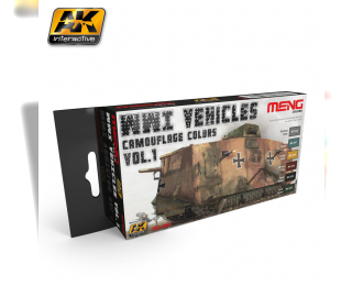 WWI Vehicles camouflage colors vol. 1