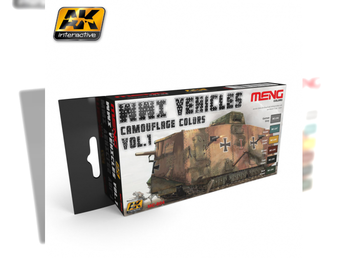 WWI Vehicles camouflage colors vol. 1