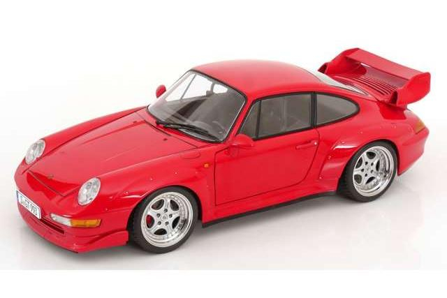 PORSCHE 911 (993) GT2 with Speedline-Rims (1996), red