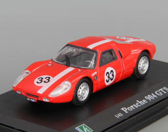 PORSCHE 904 GTS #33, red