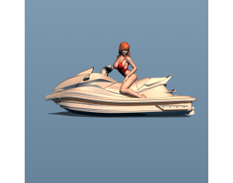 Фигурка 739 На Jet Ski 3, окрашенная