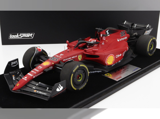 FERRARI F1-75 Team Scuderia Ferrari N 16 Winner Austrian Gp 2022 Charles Leclerc, Matt Red