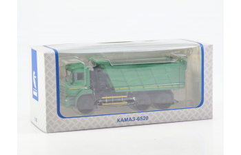 Камский грузовик 6520 Рестайлинг самосвал, зеленый