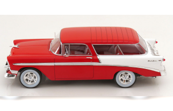 CHEVROLET Bel Air Nomad Custom (1956), light red/white