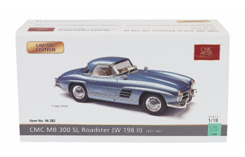 MERCEDES-BENZ 300SL Roadster Spider Hard-Top Closed (W198) (1954), light blue