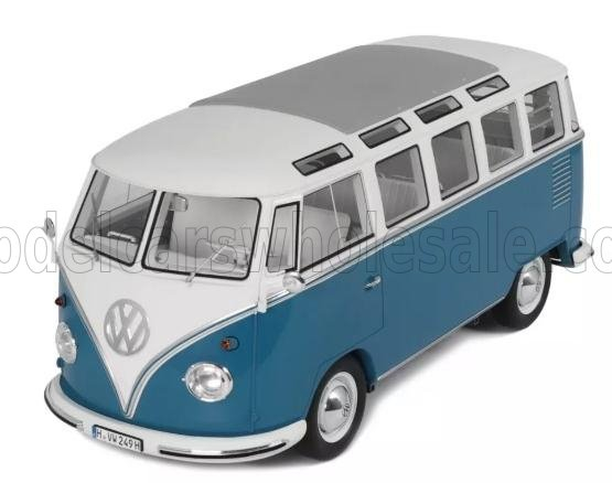 VOLKSWAGEN T1 Samba Minibus (1962), regatta blue