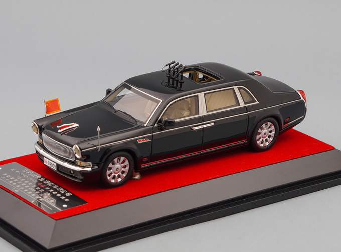 FAW HongQi Red Flag CA7600J (HQE) - 60th National Day Inspection Limousine, black