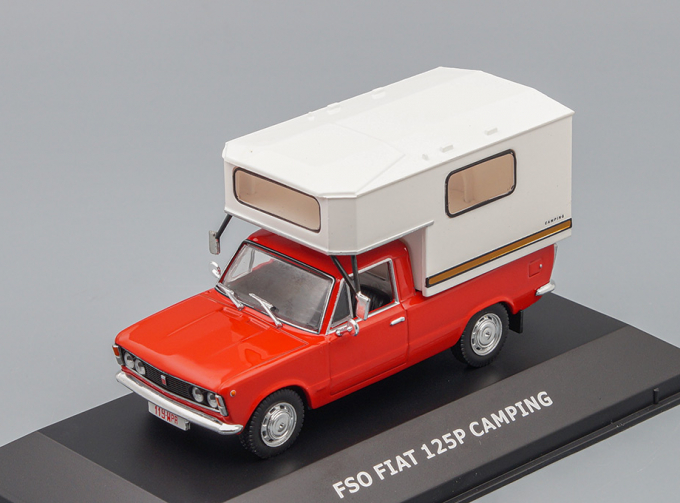 FIAT 125P Camping, Kultowe Legendy FSO 19, red / white