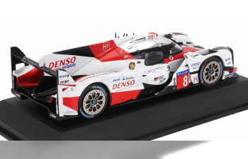 TOYOTA Ts050 Hibrid 2.4l Turbo V6 Team Gazoo Racing №8 24h Le Mans (2017) Sebastien Buemi - Kazuki Nakajima - Anthony Davidson, White Red Black