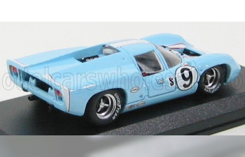 LOLA T70 Coupe N 9 Sebring 1968 Patrick - Jordan, Light Blue