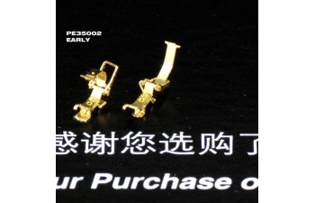 Фототравление немецкие зажимы и застежки времен Второй мировой войны, ранний тип 2.0 (GP)