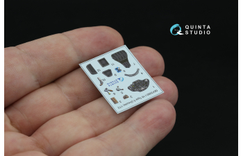 3D Декаль интерьера кабины И-16 тип 5 (Звезда)