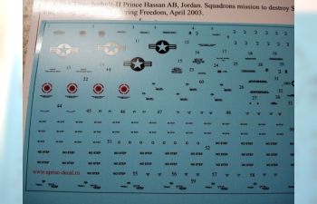 Декаль A-10A Thunerboult "SCUD hunter" with stencils