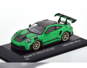 PORSCHE 911 (992) GT3 RS (2023), green black