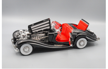 MERCEDES-BENZ 500K, чёрный, 30 см