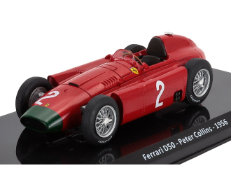 FERRARI F1 Lancia D50 №2 Season (1956) Peter Collins - Con Vetrina - With Showcase, Red