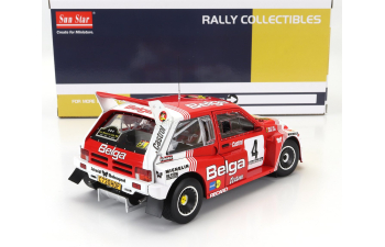 AUSTIN Mg Metro 6r4 №4 2nd Rally Lotto Bianchi (1986) M.Duez - W.Lux, Red White