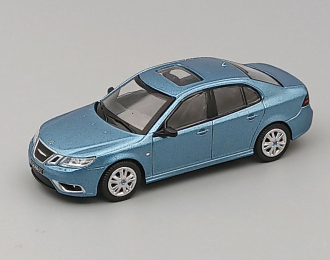 SAAB 9-3 Aero Sedan (2008), light blue metallic