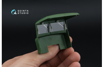 3D Декаль интерьера кабины КрАЗ-255Б (Roden) (с 3D-печатными деталями)