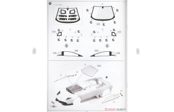 Сборная модель Lamborghini Murcielago LB-Works Ver. 1