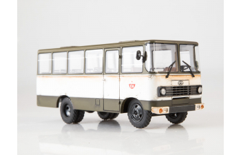 Штабной автобус Прогресс-35 (со следами эксплуатации), хаки / белый