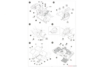 Сборная модель Lamborghini Countach LP500R Real Sports Car Series No. 39