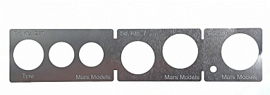 Фототравление Трафарет для окраски катков Sd.Kfz 250/7/P