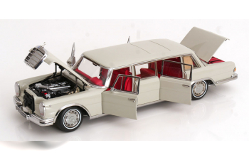 MERCEDES-BENZ 600 LWB W100 Pullman (1963-1981), white-grey