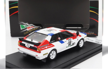 AUDI Quattro N18 Rally Bandama (1981) A.Choteau - P.y.Burel, White Red Blue