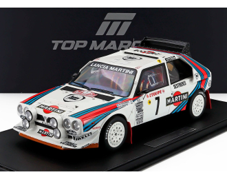 LANCIA Delta S4 Team Martini Racing (night Version) №7 Winner Rally Montecarlo Henri Toivonen - Sergio Cresto (1986), White Blue Red