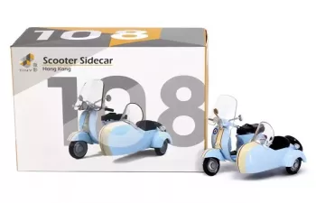 Scooter Sidecar Hong Kong, light blue