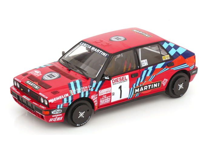LANCIA Delta HF Integrale Winner Rally Sanremo  World Champion, Biasion/Siviero (1989)