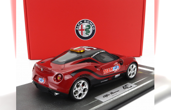 ALFA ROMEO 4c Team Bbr Safety Car Fia World Touring Car Championship Wtcc (2014) - Con Vetrina - With Showcase, Red Met