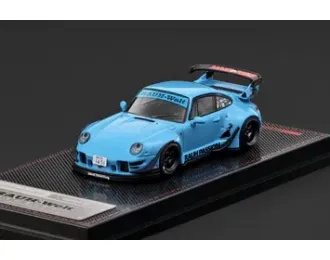 PORSCHE 911 RWB 993, light blue