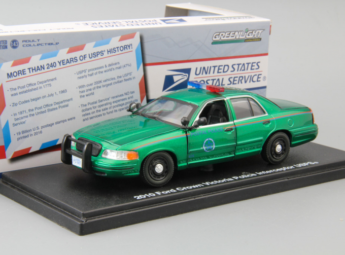 FORD Crown Victoria Police Interceptor "United States Postal Service" (почтовая полиция) 2010 (Greenlight!)