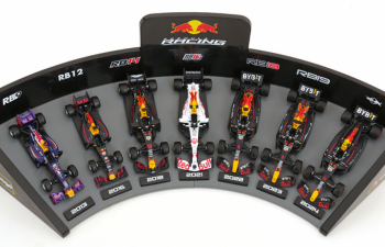 RED BULL Set F1 7x Rb9 №1 World Champion (2013) Sebastian Vettel - Rb11 №3 (2015) - Rb12 №3 (2016)