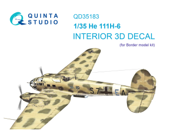 3D Декаль интерьера кабины He 111H-6 (Border Model)