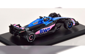 RENAULT F1 A523 Team Bwt Alpine F1 N 31 Season (2023) Esteban Ocon - Con Pilota E Vetrina - With Pilot And Showcase, Blue Black Pink