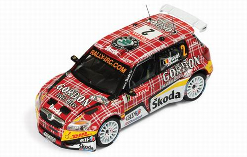 SKODA Fabia S2000 2 GORDON IRC Ypres Rally Francois Duval - Denis Giraudet (2009), red