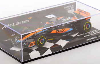 McLAREN F1 Mcl60 Team Mclaren №81 Australian Gp (2023) Oscar Piastri, Orange Black Blue