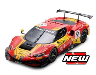 Ferrari 296 GT3 #51 24h Le Mans, red / yellow 2025