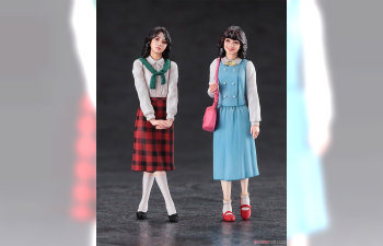 Сборная модель набор фигур 80's GIRLS FIGURE