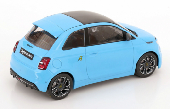 FIAT 500e Abarth (2024), light blue