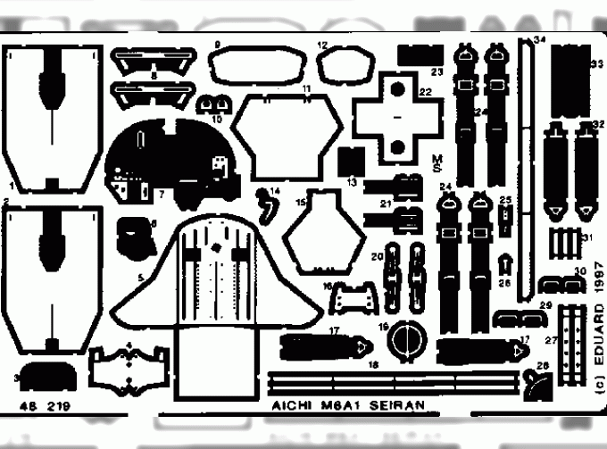 Фототравление M6A1 Seiran