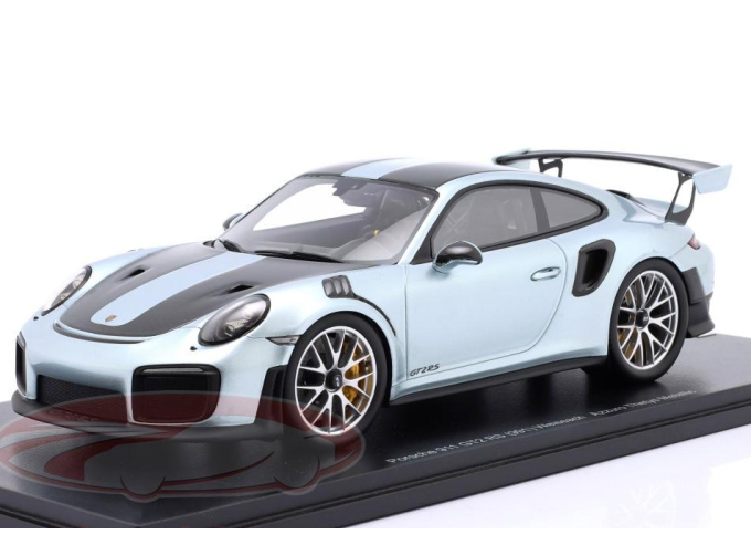 PORSCHE 911 (991) GT2 RS Weissach-Paket, azzuro thetys metallic