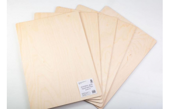 Фанера для творчества А3, сорт 2/3 - 5 листов